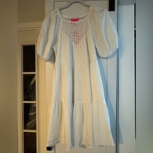 Lilly Pulitzer White Women’s Charlet Dress with Pockets